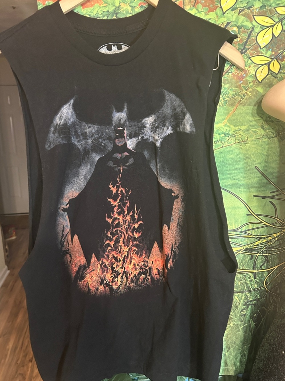 Batman Graphic Muscle Tee - Black